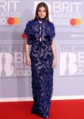 Hailee Steinfeld attends the BRIT Awards 2020 at The O2 Arena in London, UK