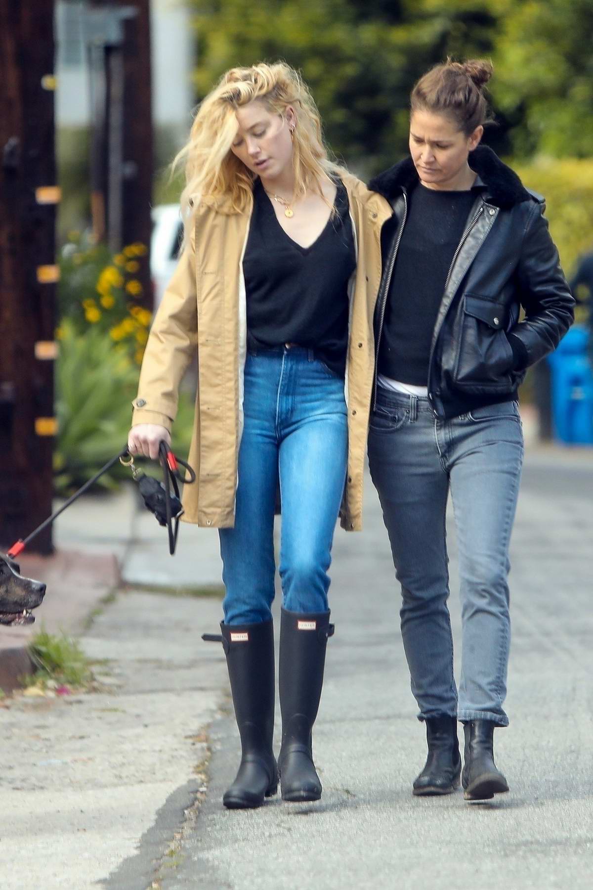 Amber Heard And Girlfriend Bianca Butti Step Out To Buy