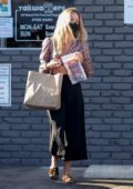 Annabelle Wallis picks up a few treats for the dogs at Tailwaggers in Los Feliz, California