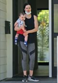 Krysten Ritter seen enjoying the weather with her son in Los Angeles