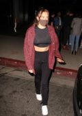 Anastasia Karanikolaou seen leaving Boa Steakhouse in West Hollywood, California