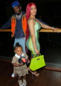 Cardi B and Offset enjoy a family dinner at Tao in Los Angeles