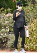 Katherine Schwarzenegger takes her baby bump out for a stroll in Brentwood, California