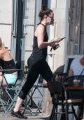 daisy ridley looks fit in tank top and leggings as she hits the