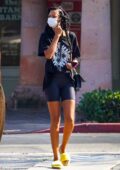Lais Ribeiro shows off her new braids while out with a friend in Malibu,  California