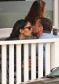 Jordana Brewster packs on some serious PDA with boyfriend Mason Morfit during a coffee date in Brentwood, California
