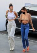 Kendall Jenner and Hailey Bieber enjoy a shopping trip together in Los Angeles