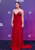 Addison Rae attends the 2020 E! People's Choice Awards at The Barker Hangar in Santa Monica, California