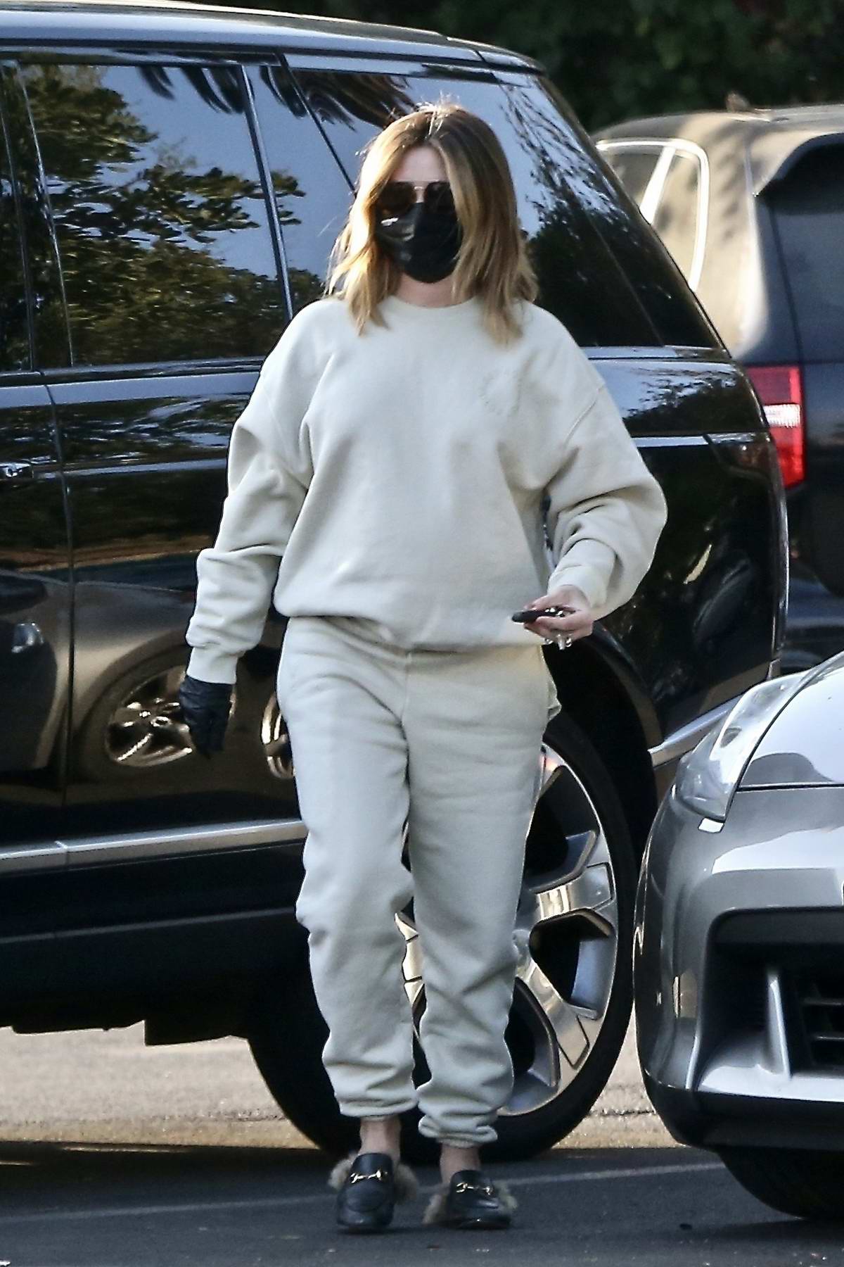 Ashley Tisdale Leaving Coffee Bean and Tea Leaf in Los Angeles