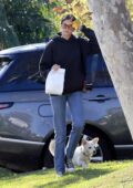 Kaia Gerber and Jacob Elordi step out with Kaia's adorable puppy to run a few errands in Los Angeles