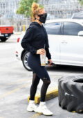 Jennifer Lopez looks fab in all-black hoodie and leggings as she
