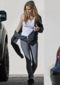 Denise Richards goes make-up free as she steps out to run a few errands in Malibu, California
