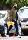 Kate Mara takes her daughter to a local park in Los Feliz, California