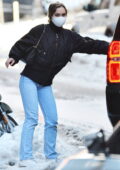 Lily-Rose Depp does some heavy lifting in New York City