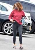 Eiza Gonzalez looks fab in a 'King Kong' tee and black leggings while out  shopping at