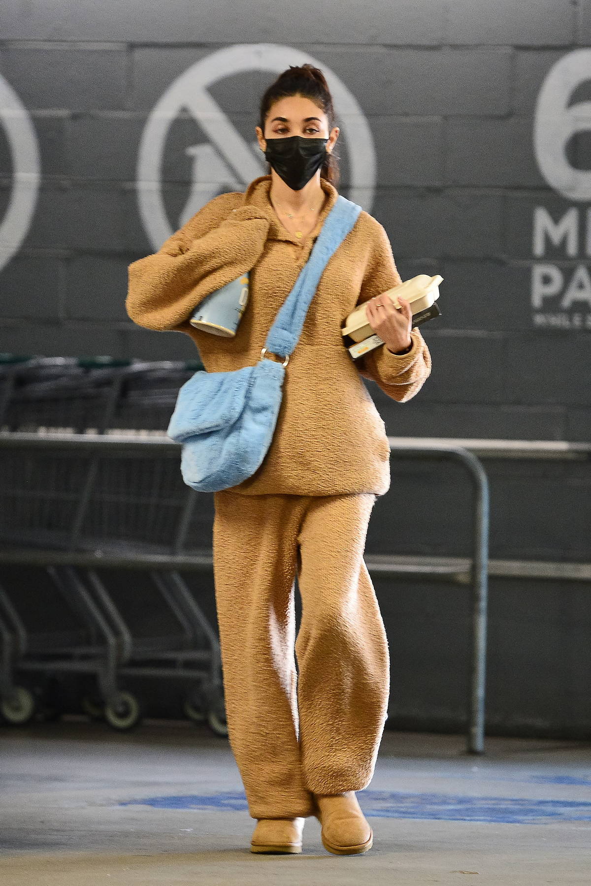 Chantel Jeffries stays cozy in Skims sweatsuit while on a grocery run in  Los Angeles
