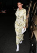Kylie Jenner Flaunts Her Figure in a Curve-Hugging $50 Dress for Family  Dinner at Nobu