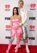 Megan Fox and Machine Gun Kelly attend the 2021 iHeartRadio Music Awards at The Dolby Theatre in Los Angeles