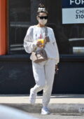 Shay Mitchell keeps it comfy in sweats as she leaves P.Volve LA after a workout session in West Hollywood, California