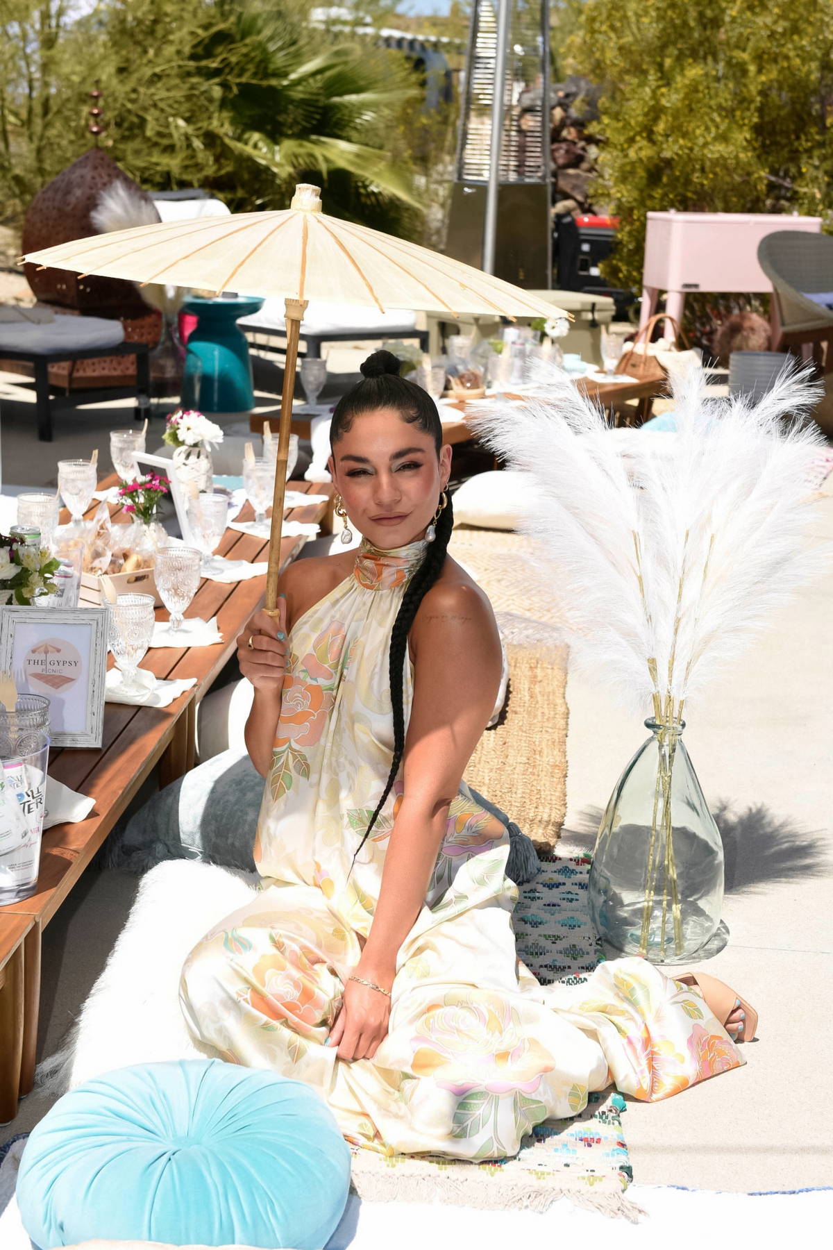 Vanessa Hudgens attends Caliwater Escape at the Mojave Moon Ranch in