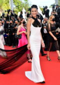 Bella Hadid attends the 'Annette' screening and opening ceremony during the 74th annual Cannes Film Festival in Cannes, France