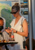 Karlie Kloss enjoys some ice cream with her husband Joshua Kushner while out in Saint-Tropez, France