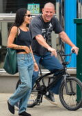 Zoe Kravitz and Channing Tatum share some laughs while out on a walk in the East Village, New York