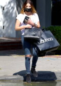Ashley Benson enjoys some retail therapy at boohoo in Los Angeles