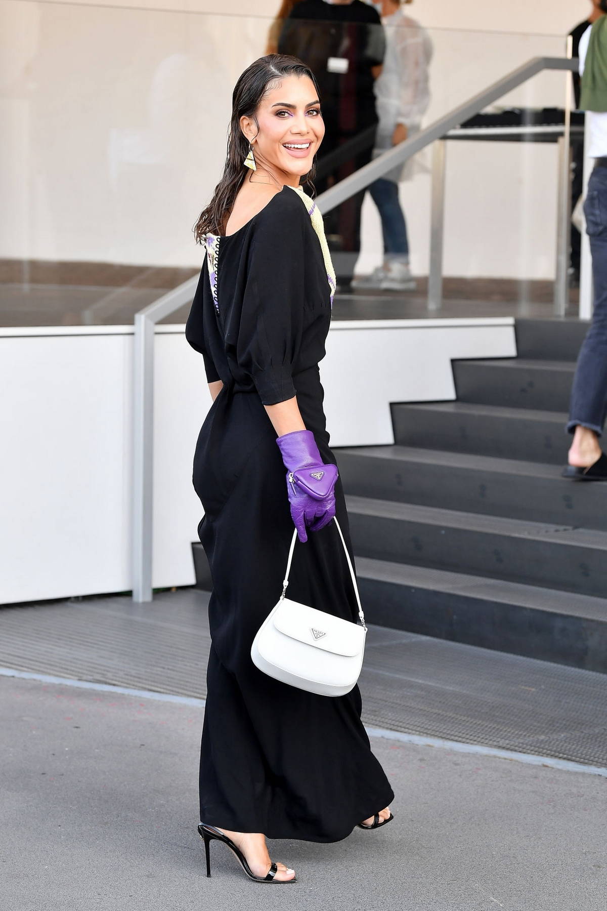 Camila Coelho attending the show during Milan Fashion Week