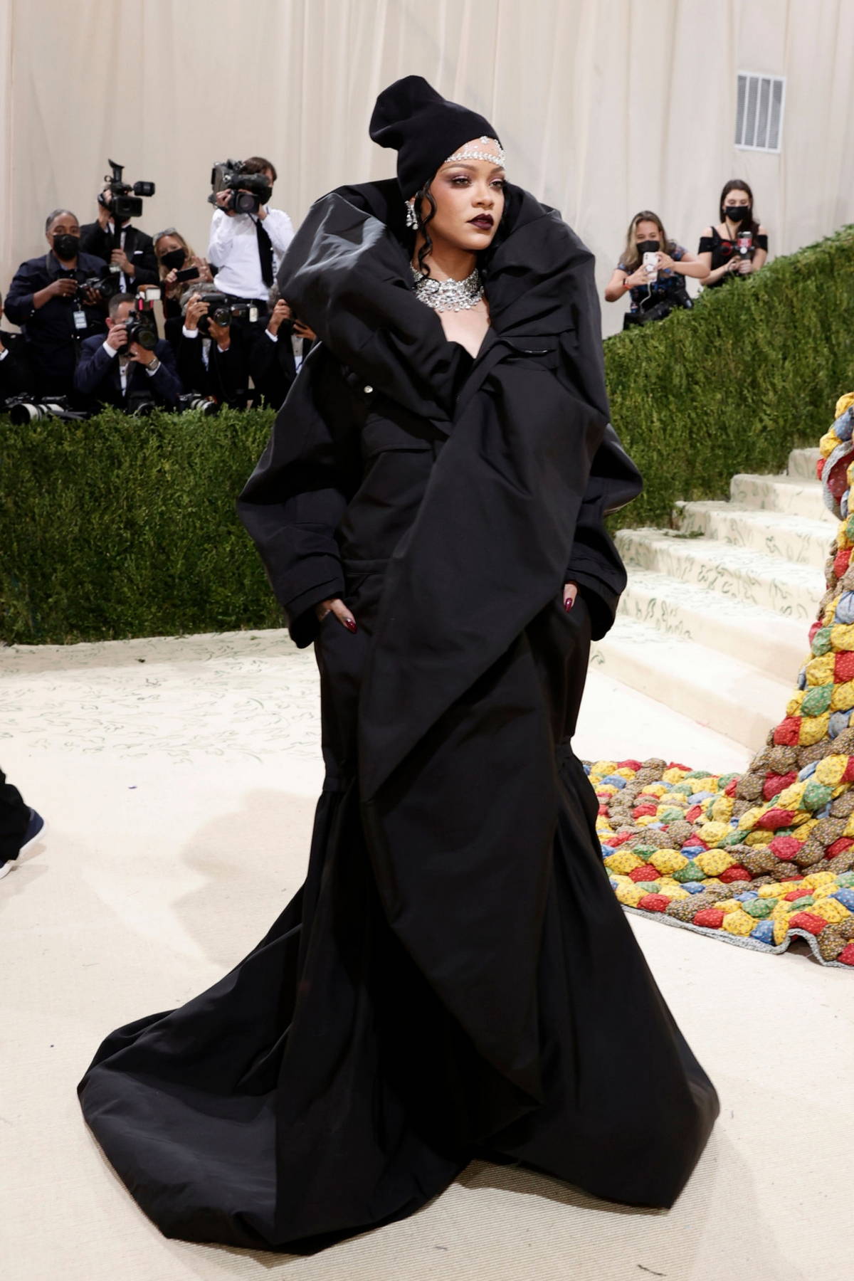 rihanna attends the met gala celebrating in america- a lexicon of ...