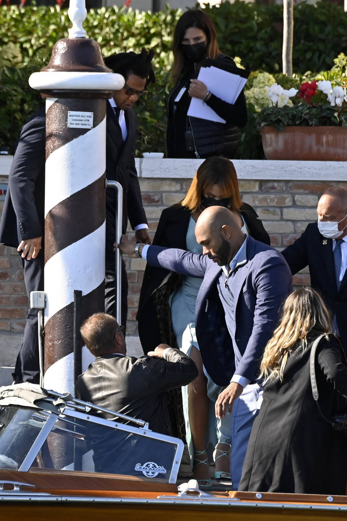 beyonce and jay-z attend the wedding of geraldine guiotte and alexander  arnault in venice, italy-161021_6
