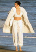 kendall jenner looks radiant during a beach photoshoot for alo yoga in  malibu, california-131021_15