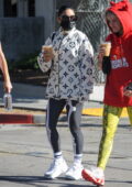 Vanessa Hudgens rocks Louis Vuitton jacket with leggings as she grabs a  coffee with friends in