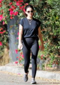 Olivia Culpo looks incredible in Alo leggings and sports bra while out in  West Hollywood, Los