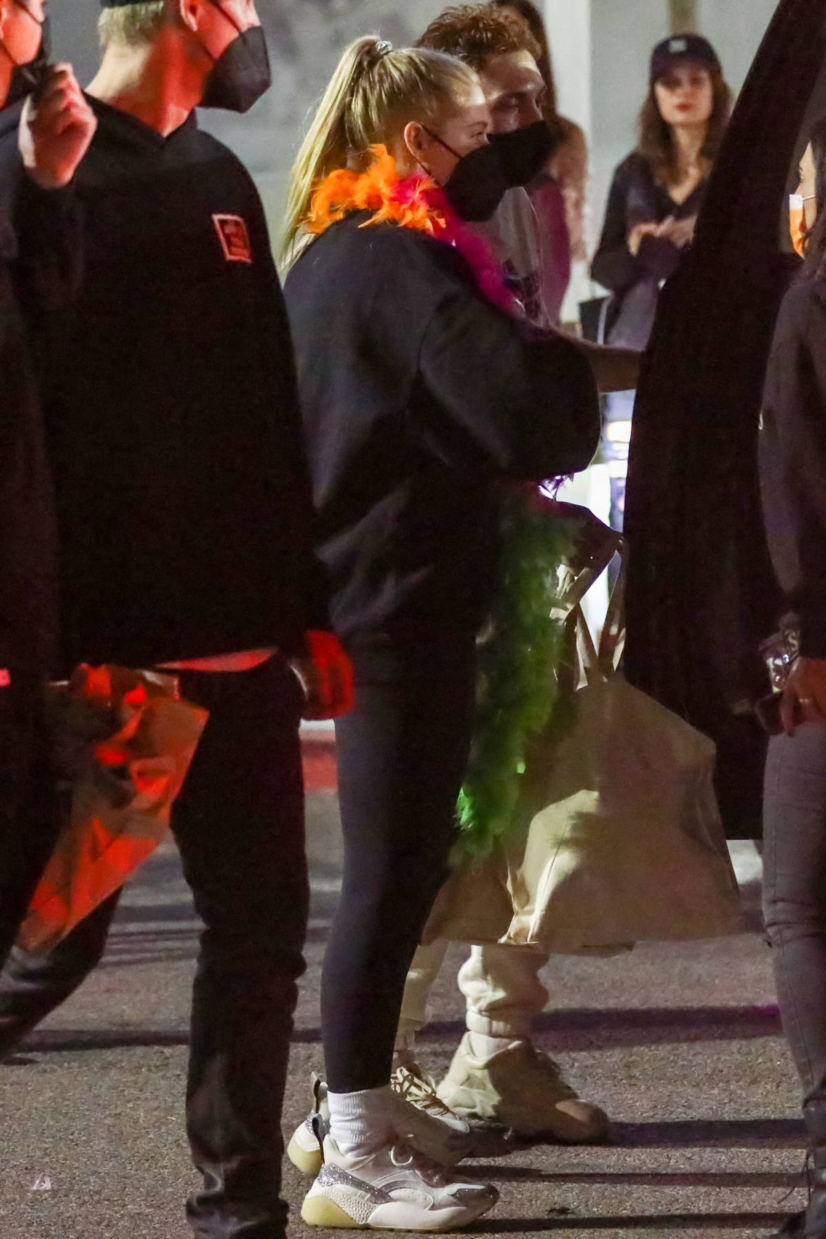 meghan trainor seen outside harry styles' love on tour concert at the forum  in los angeles-211121_1