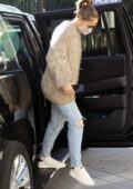 jennifer lopez keeps it cozy yet fashionable in a fuzzy sweater while out  for some holiday shopping in los angeles-161221_19