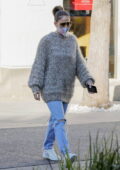 jennifer lopez keeps it cozy yet fashionable in a fuzzy sweater while out  for some holiday shopping in los angeles-161221_19