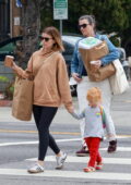Kate Mara steps out for some shopping with her mother Kathleen Rooney and daughter in Los Feliz, California