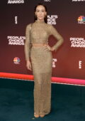 Maggie Q attends the 47th Annual People’s Choice Awards at Barker Hangar in Santa Monica, California