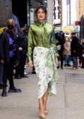 Priyanka Chopra looks stylish in green and white ensemble as she leaves 'Good Morning America' in New York City