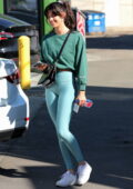 Sara Sampaio – In a navi blue ALO leggings after Pilates in West Hollywood  - FamousFix.com post