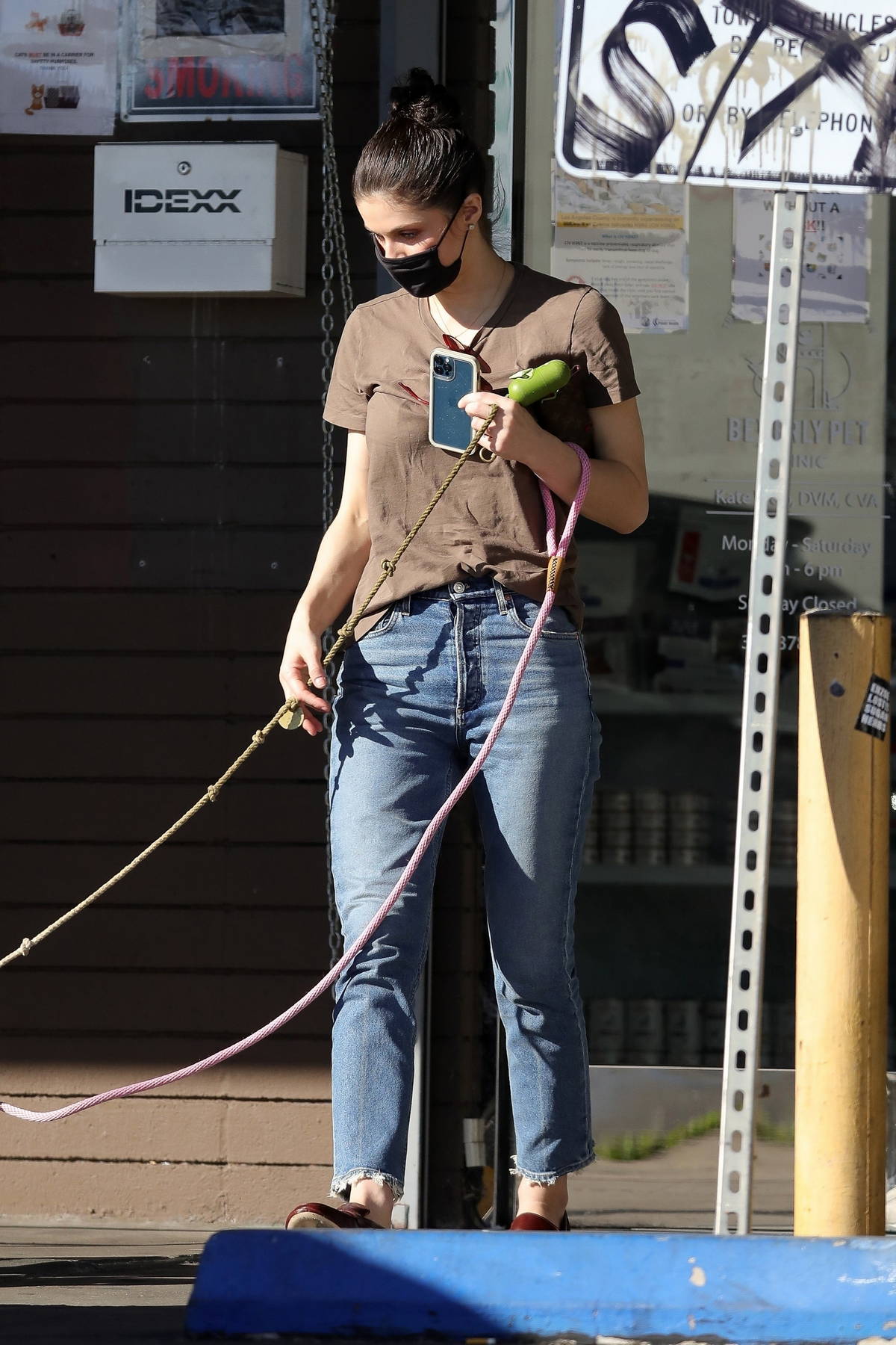 Alessandra wears a casual tee-and-jeans outfit as she ran errands in Los  Angeles