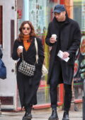 Jenna Coleman steps out for coffee with new boyfriend Jamie Childs in London, UK