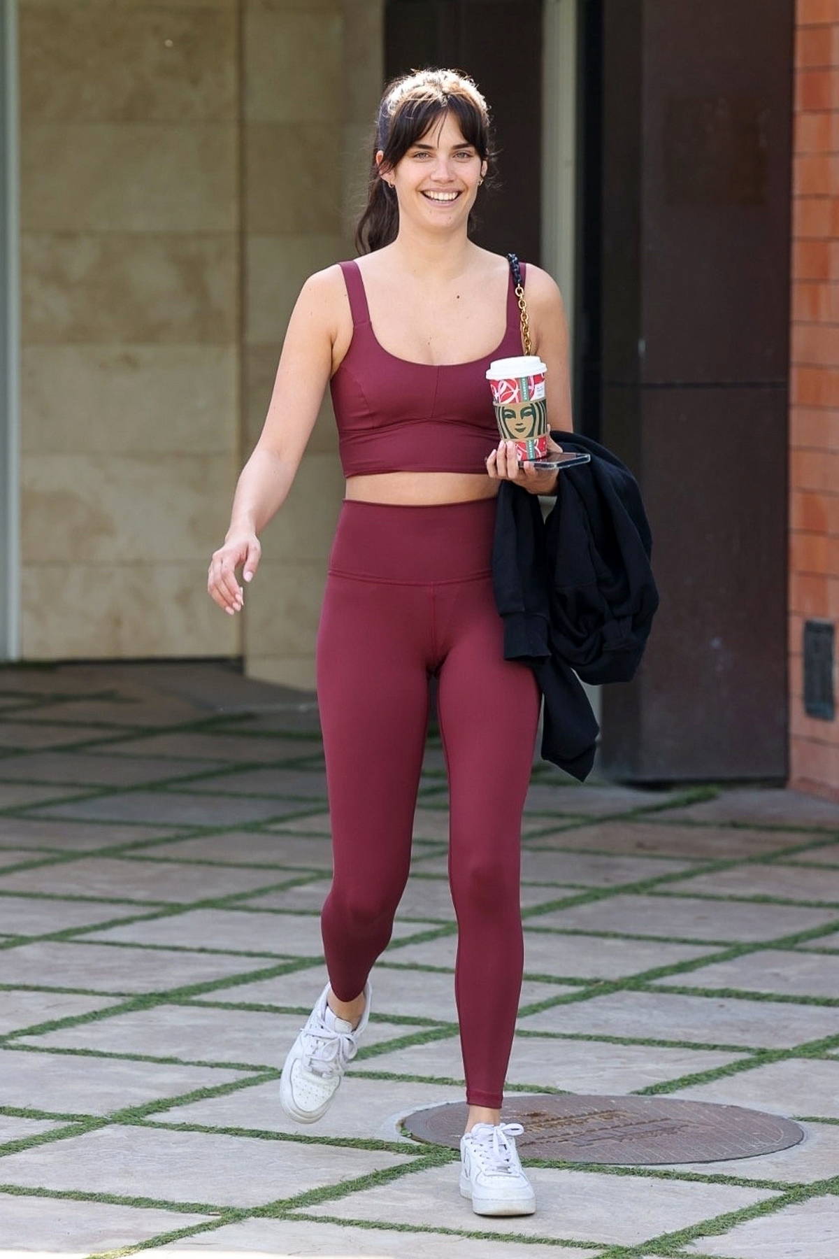 Sara Sampaio – In gym outfit attending a pilates class in West
