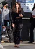 Sofia Black-D'Elia looks amazing as she arrives for an appearance on 'Jimmy Kimmel Live!' in Hollywood, California