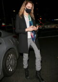 Cara Delevingne seen arriving at 'Largo at the Coronet' with a friend in West Hollywood, California