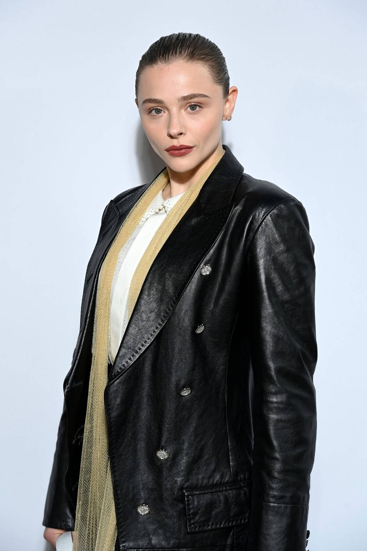 Chloe Grace Moretz attends the Louis Vuitton Ready To Wear Fall/Winter 2022- 2023 fashion collection, unveiled during the Fashion Week in Paris, Monday,  March 7, 2022. (Photo by Vianney Le Caer/Invision/AP Stock Photo 