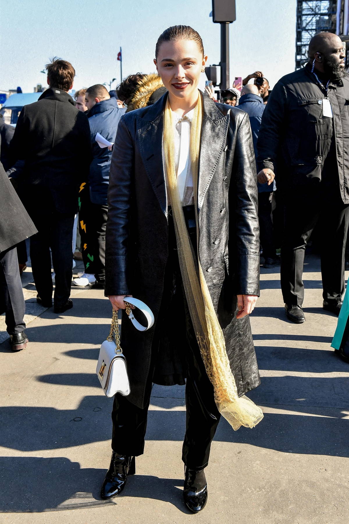 Chloë Grace Moretz Wears Louis Vuitton at 'The Peripheral