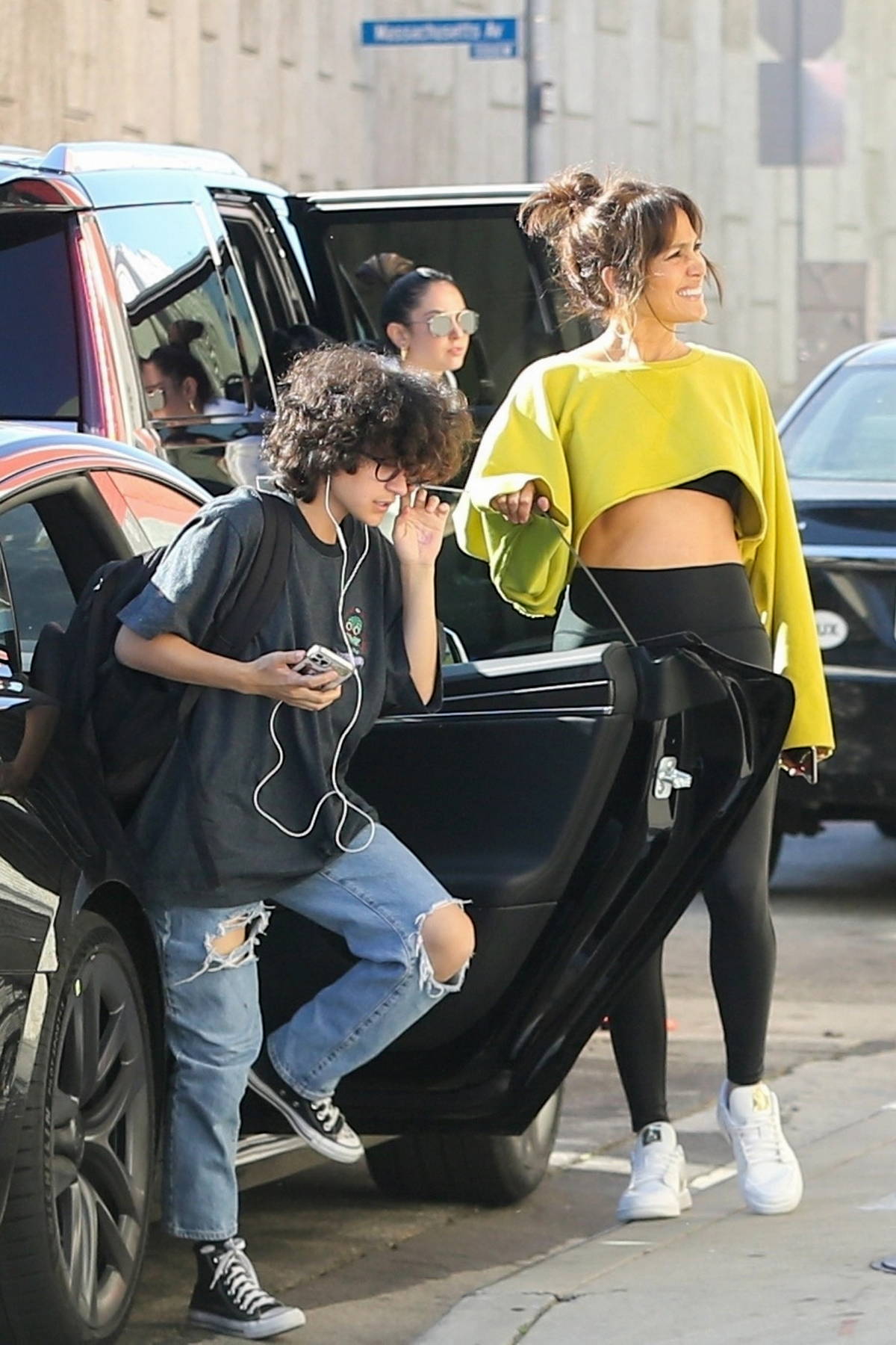 Jennifer Lopez hits the studio in statement leggings after tense Grammys  exchange with Ben Affleck – see photos