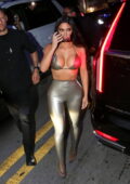 Kim Kardashian shows off her famous curves while arriving at the SKIMS Pop  Up Shop with Khloe Kardashian in Miami, Florida